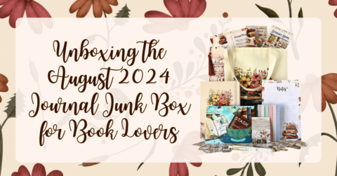 _Literary Treasures Await Unboxing the August 2024 Journal Junk Box for Book Lovers - Blog Banner