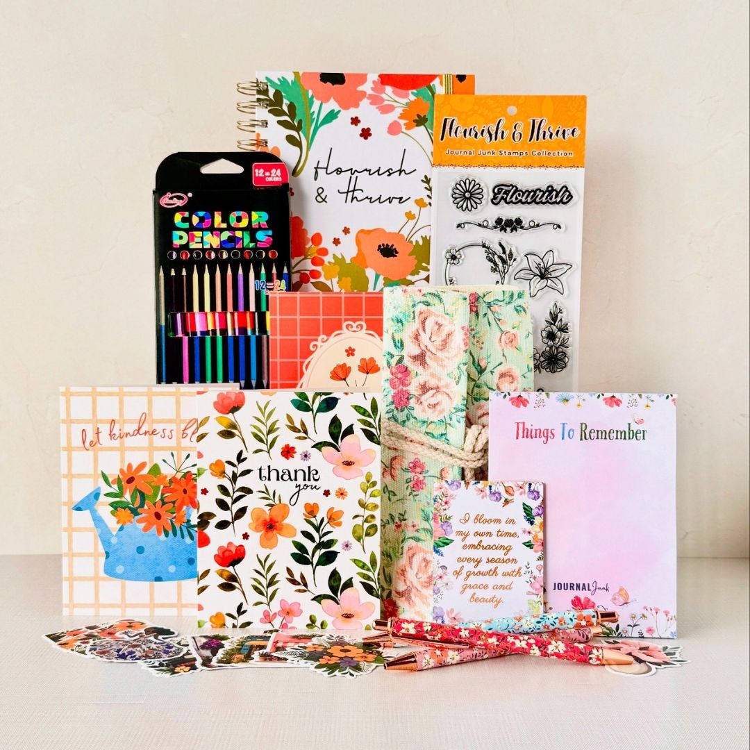 Journal Junk Box May - Flourish & Thrive - No Box